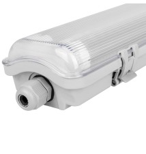120 cm 2x36W Clear 6500K LED Light Fixture | LVT