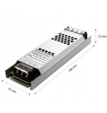 Flat 12V 100W 8.3A LED Power Supply | LVT