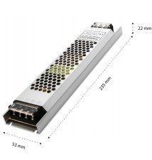 Zasilacz LED Flat 12V 150W 12,5A | LVT