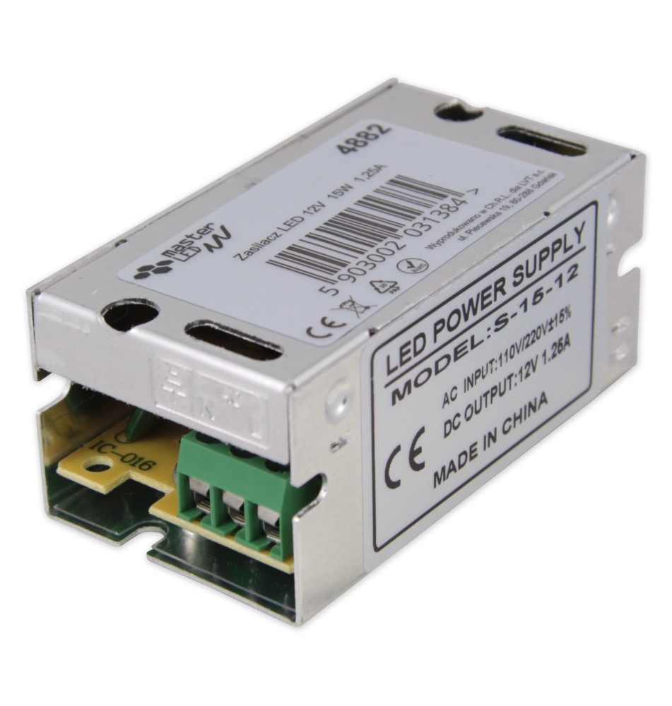 Zasilacz LED 12V 15W 1,25A | LVT
