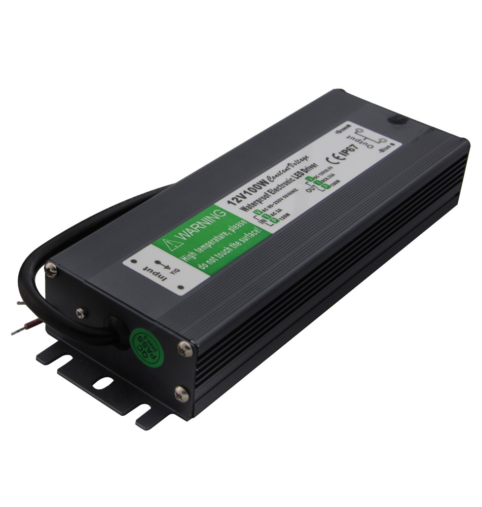 Zasilacz LED IP67 12V 100W 8,33A | LVT