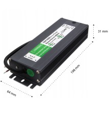 Zasilacz LED IP67 12V 100W 8,33A | LVT