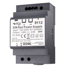 Zasilacz na szynę DIN 24V 60W 2.5A IP20 | LVT