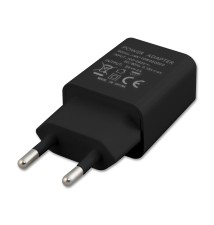 Zasilacz wtyczkowy 5V/2A 1x USB DC czarny | LVT