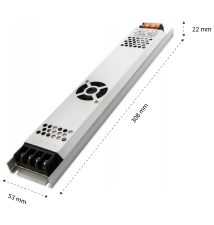 Zasilacz LED Flat 12V 300W 25A