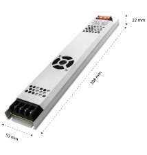 Zasilacz LED Flat 12V 300W 25A | LVT