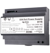 Zasilacz na szynę DIN 24V 150W 6.25A IP20 | LVT
