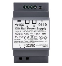 24V 45W 1.88A IP20 DIN Rail Power Supply | LVT