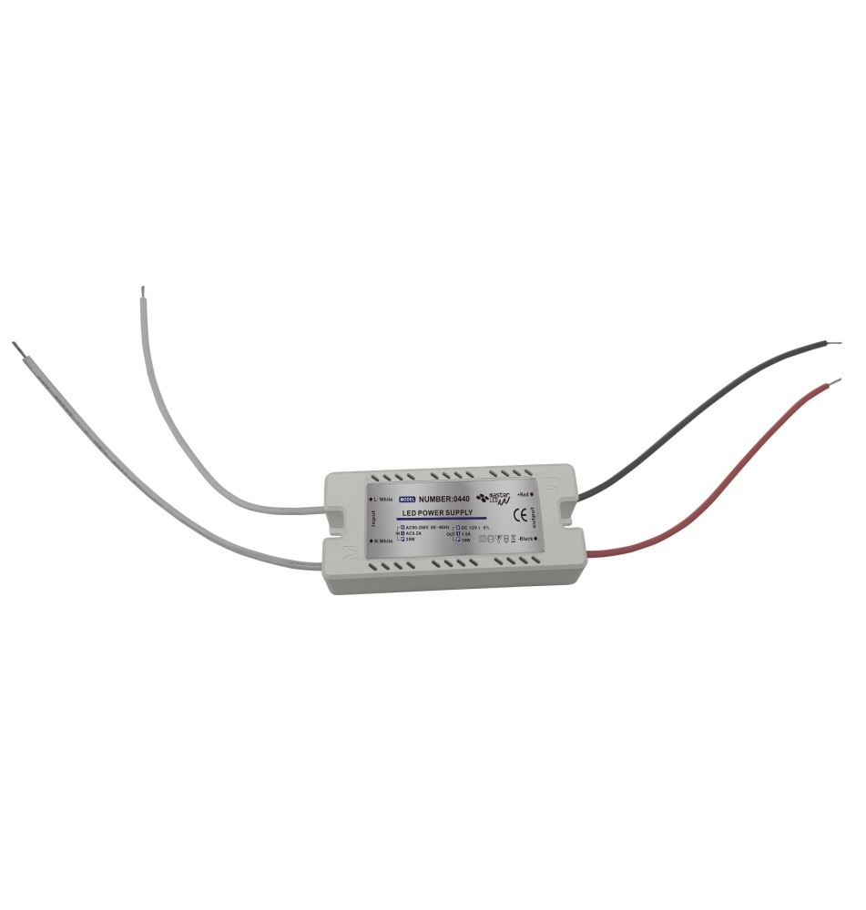 Zasilacz LED meblowy 12V 18W 1.5A IP20 plastik
