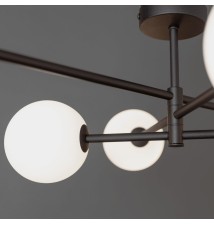 Żyrandol LED E27 Bali-12 74cm x6 czarny | LVT