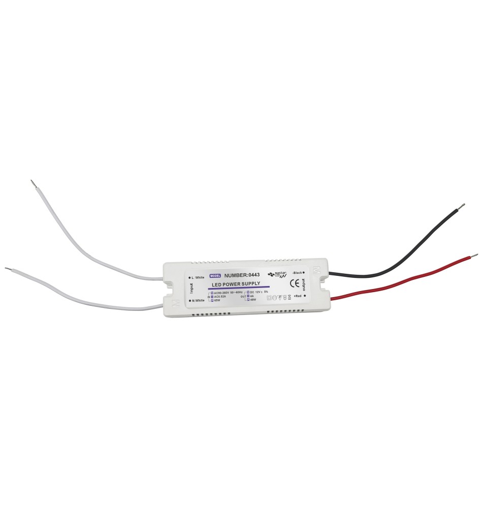 Zasilacz LED meblowy 12V 48W 4A IP20 plastik