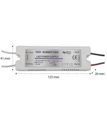 Zasilacz LED meblowy 12V 48W 4A IP20 plastik