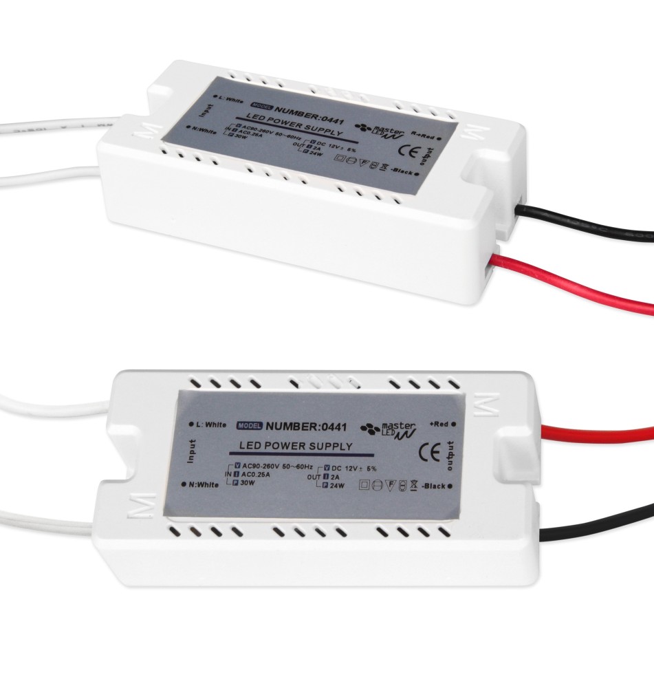 Zasilacz LED meblowy 12V 24W 2A IP20 plastik