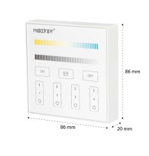 Pilot Panel CCT RF 4-strefy dotykowy B2 | LVT