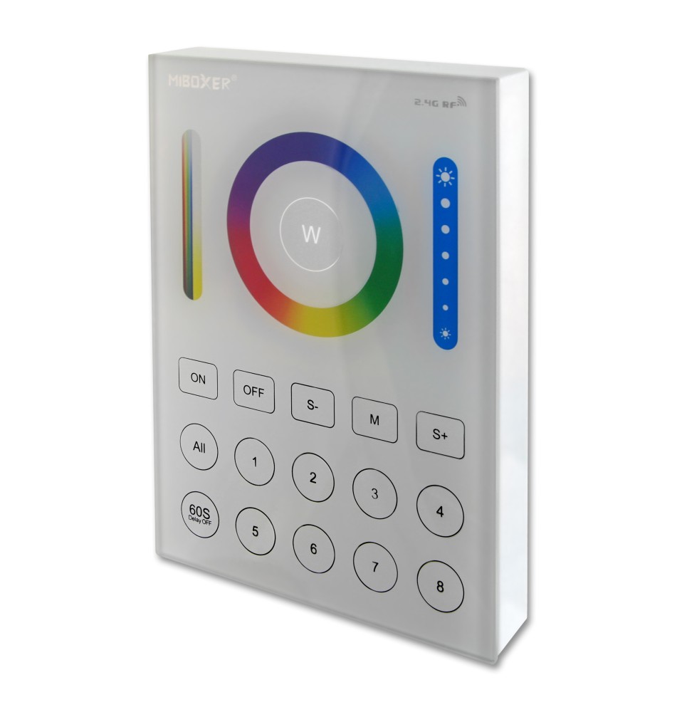 Pilot Panel RGB+CCT RF 8-stref dotykowy B8