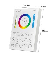 B8 8-Zone Touch-Control RGB+CCT RF Remote Control | LVT