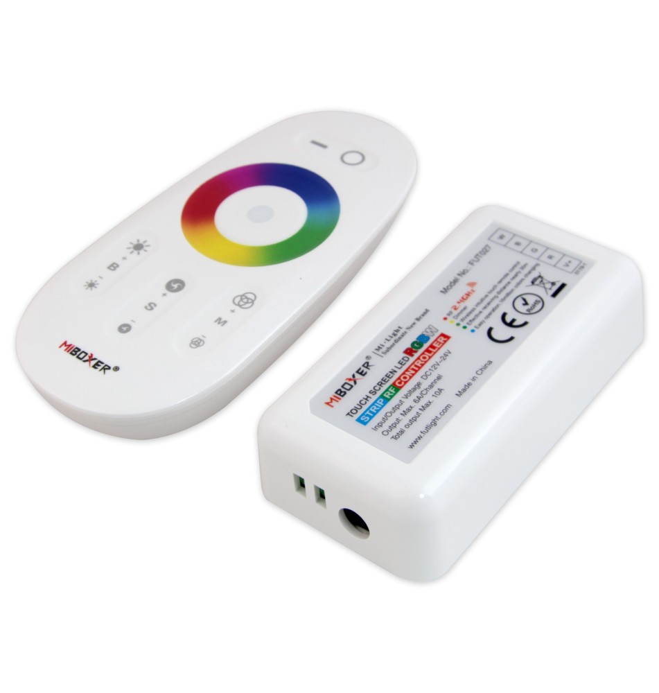 Sterownik LED RGBW RF 12/24V + Pilot FUT027 | LVT