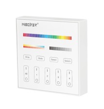 Pilot Panel RGB+CCT RF 4-strefy dotykowy B4