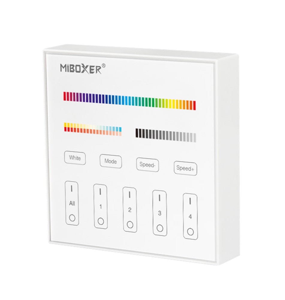 B4 4-Zone Touch-Control RGB+CCT RF Remote Control | LVT