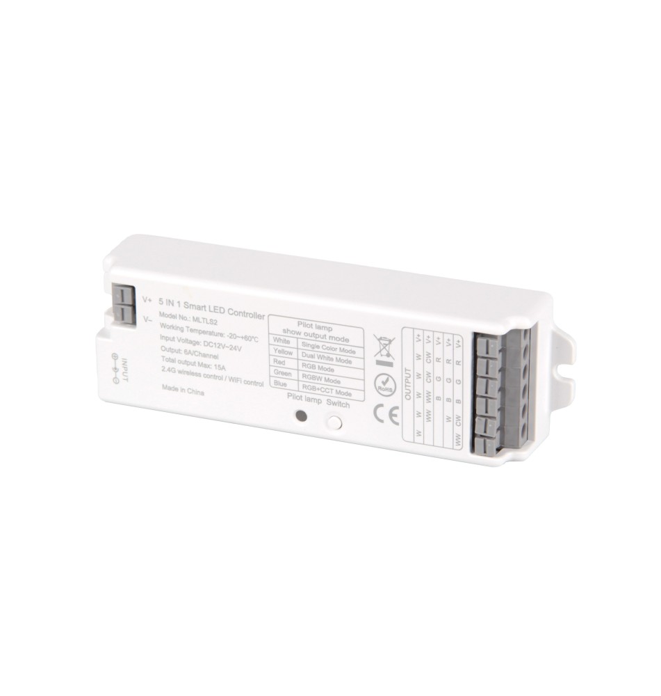 Sterownik LED 5in1 RF 12/24V 15A MLTLS2 | LVT