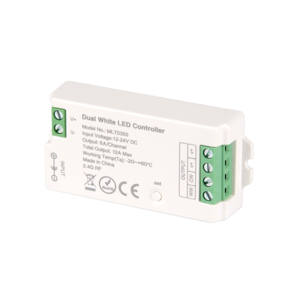 Sterownik LED CCT RF 12/24V 12A MLT035S | LVT