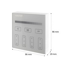 Pilot Panel Mono RF 4-strefy dotykowy B1 | LVT