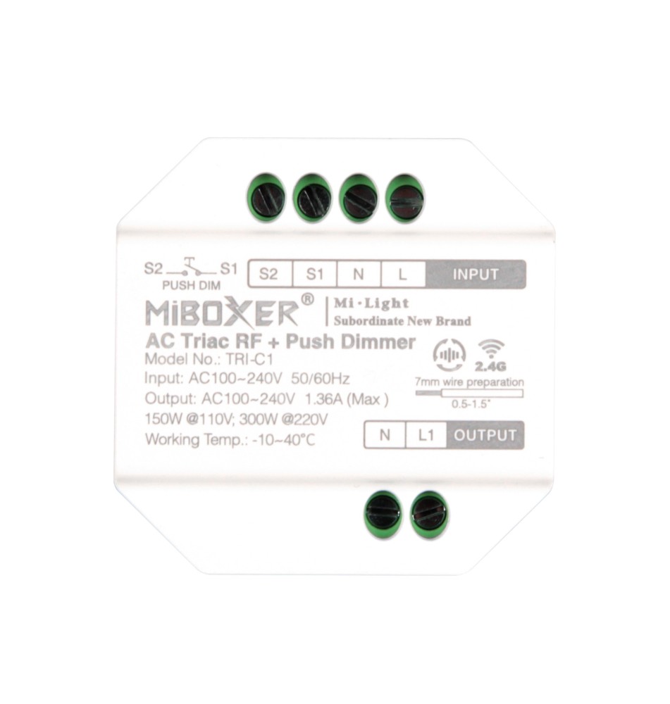 Triac Flush-Mount Relay Dimmer | LVT