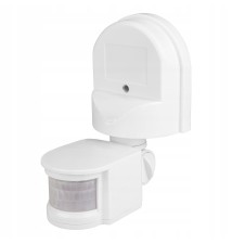 Czujnik ruchu PIR zewnętrzny IP44 biały