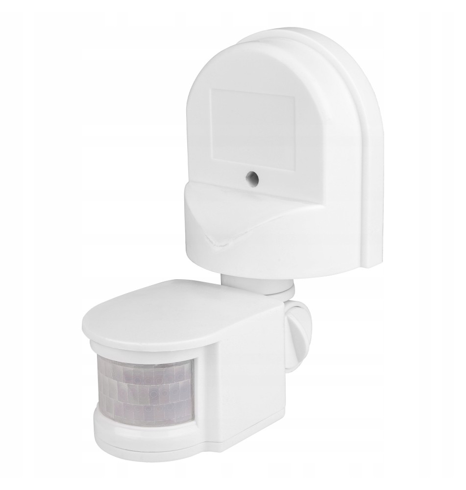 Czujnik ruchu PIR zewnętrzny IP44 biały