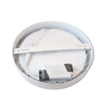 Panel LED natynkowy okrągły Proma 18W 6500K