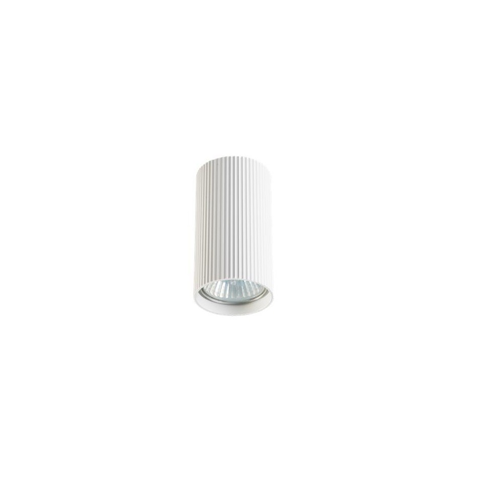Lucerno GU10 Surface-Mounted Round White Light Fixture | LVT