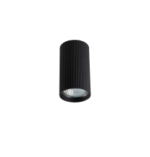 Oprawa natynkowa GU10 Lucerno okrągła czarna