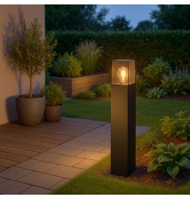 Lampa ogrodowa LED E27 Denver stojąca 60cm | LVT