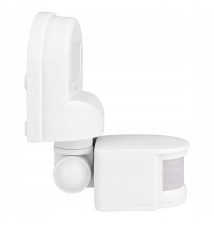 Czujnik ruchu PIR zewnętrzny IP44 biały