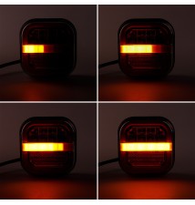 Lampa LED tylna zespolona 4w1 27W prawa