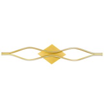 Kinkiet ścienny LED Bramis 22W 78cm złoty