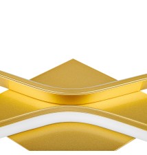 Kinkiet ścienny LED Bramis 16W 58cm złoty