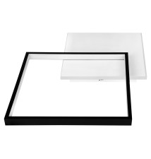 Żyrandol LED 27W 45x35cm czarny CCT pilot | LVT