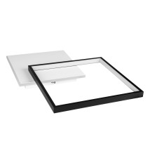 Żyrandol LED 27W 45x35cm czarny CCT pilot