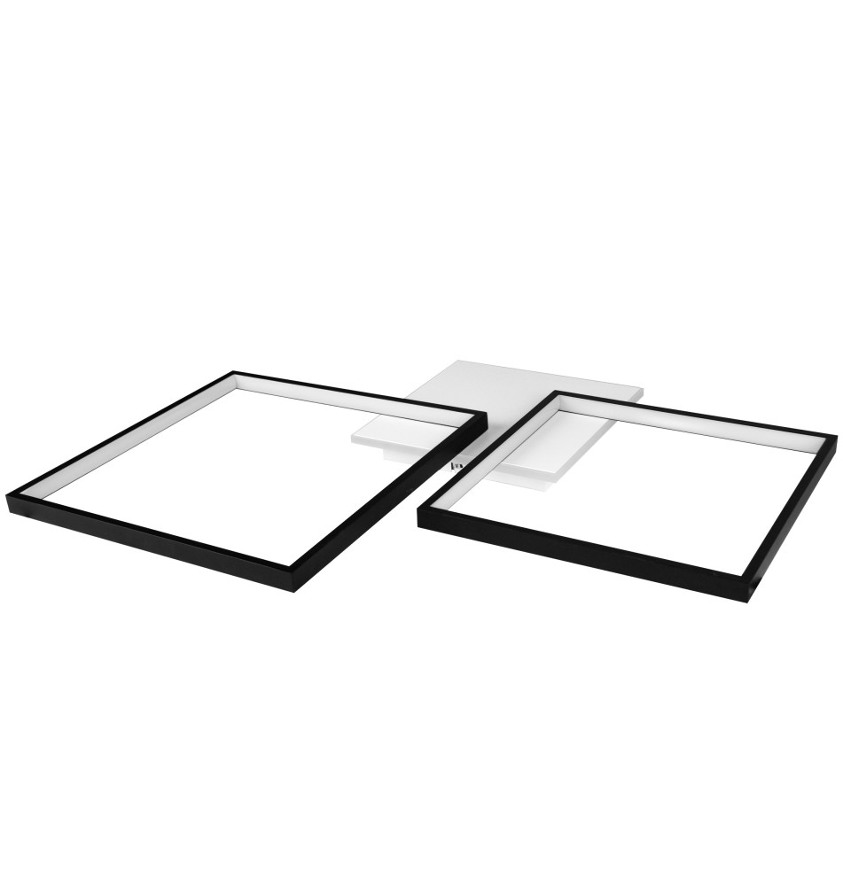 Żyrandol LED 45W 69x52cm czarny CCT pilot