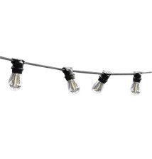 LED String Lights, 230V, 10 m, 10x E27 Type 2 | LVT