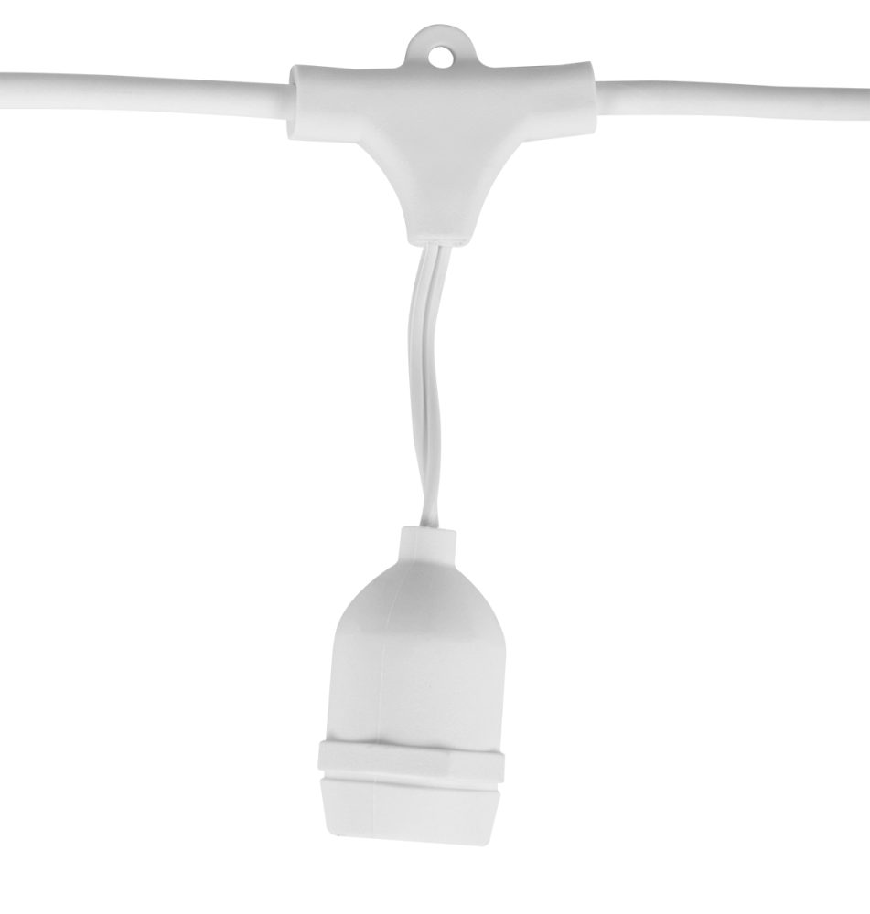 Girlanda LED 230V 5m 5x E27 Biała