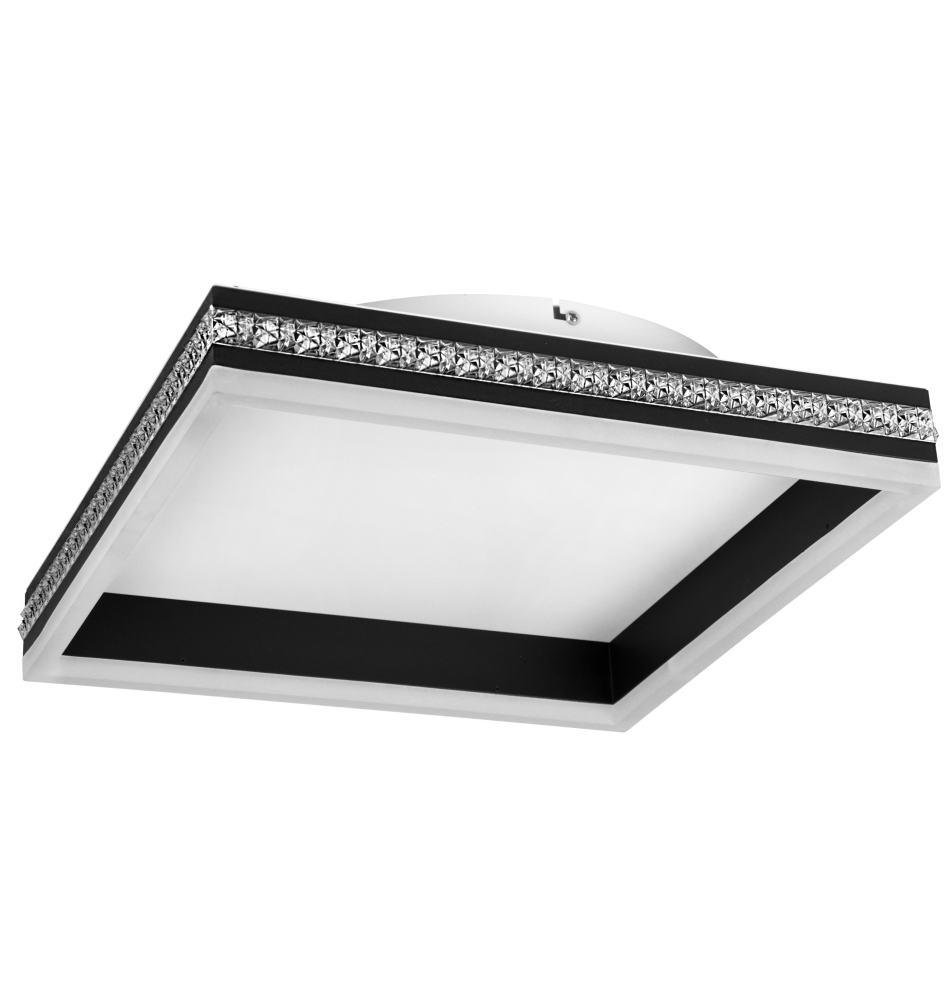 Żyrandol LED 46W 40x40cm 4000K czarny