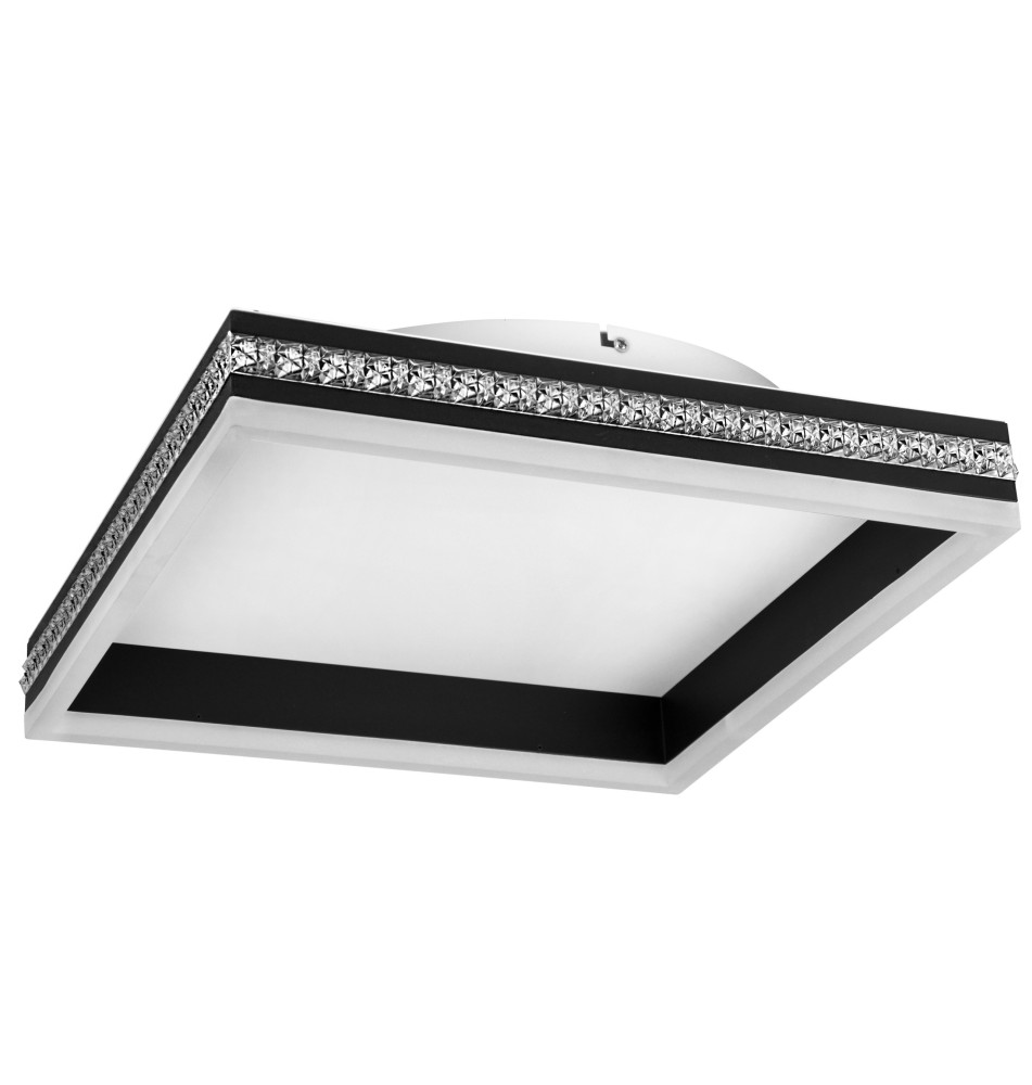 Żyrandol LED 46W 40x40cm 4000K czarny | LVT