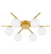 G9 Bali-10 58 cm x 6 LED Chandelier, Gold | LVT