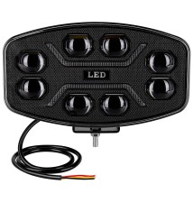 10-60V 60W 10-LED Work Light with Warning Light | LVT