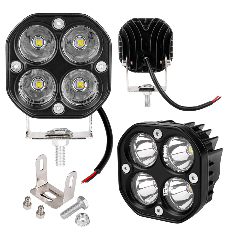 Lampa LED Robocza 10-60V 40W 4LED