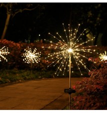 Lampa solarna LED ogrodowa wbijana dmuchawiec 84cm