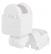 Czujnik ruchu PIR zewnętrzny IP44 biały