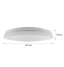 ERIK 12W 4000K LED Ceiling | LVT